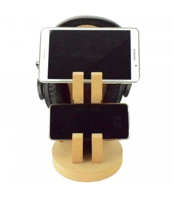 18mm Freestanding MDF Tablet & Phone Double Holder Stand